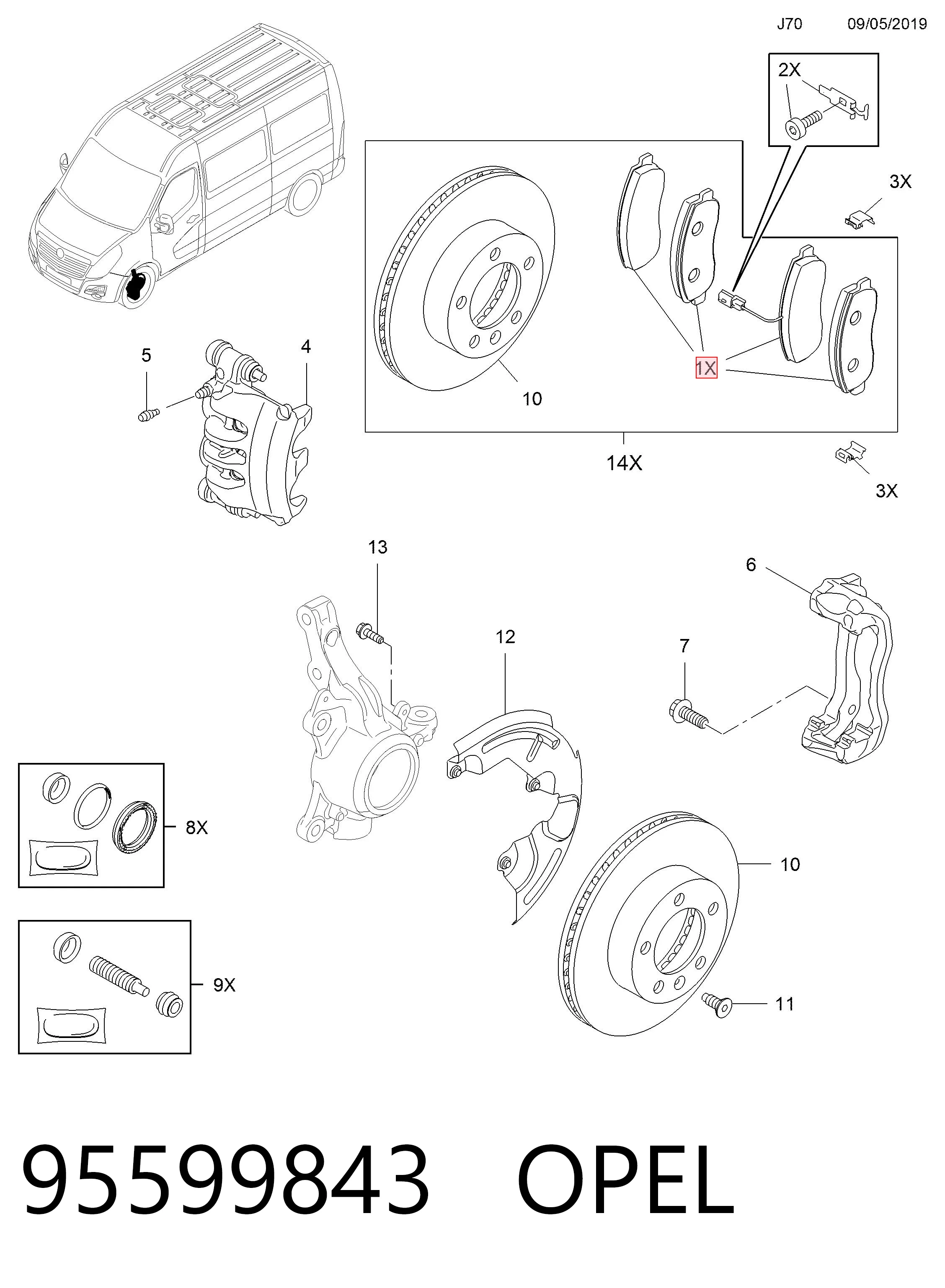 95599843 Opel
