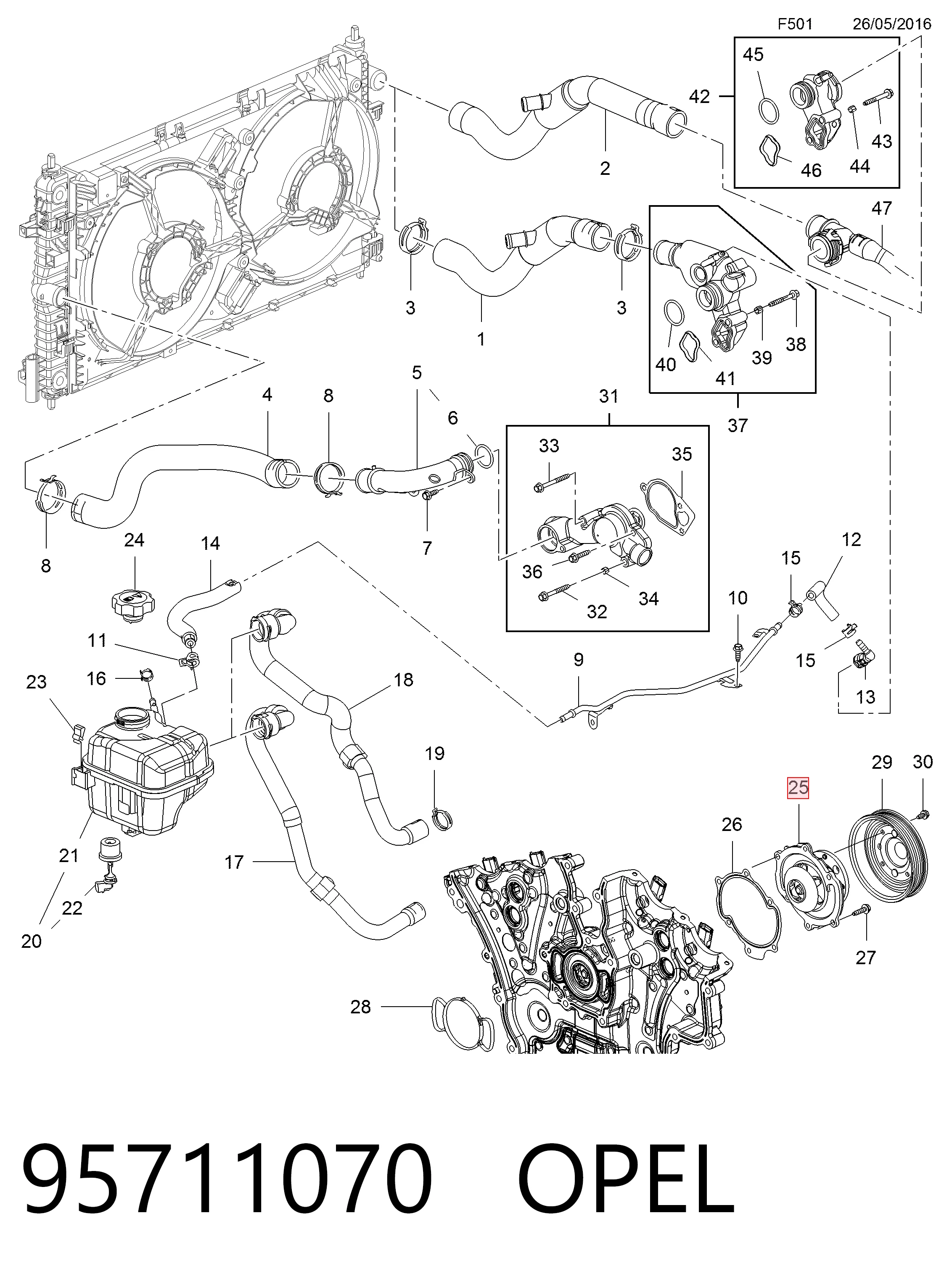95711070 Opel