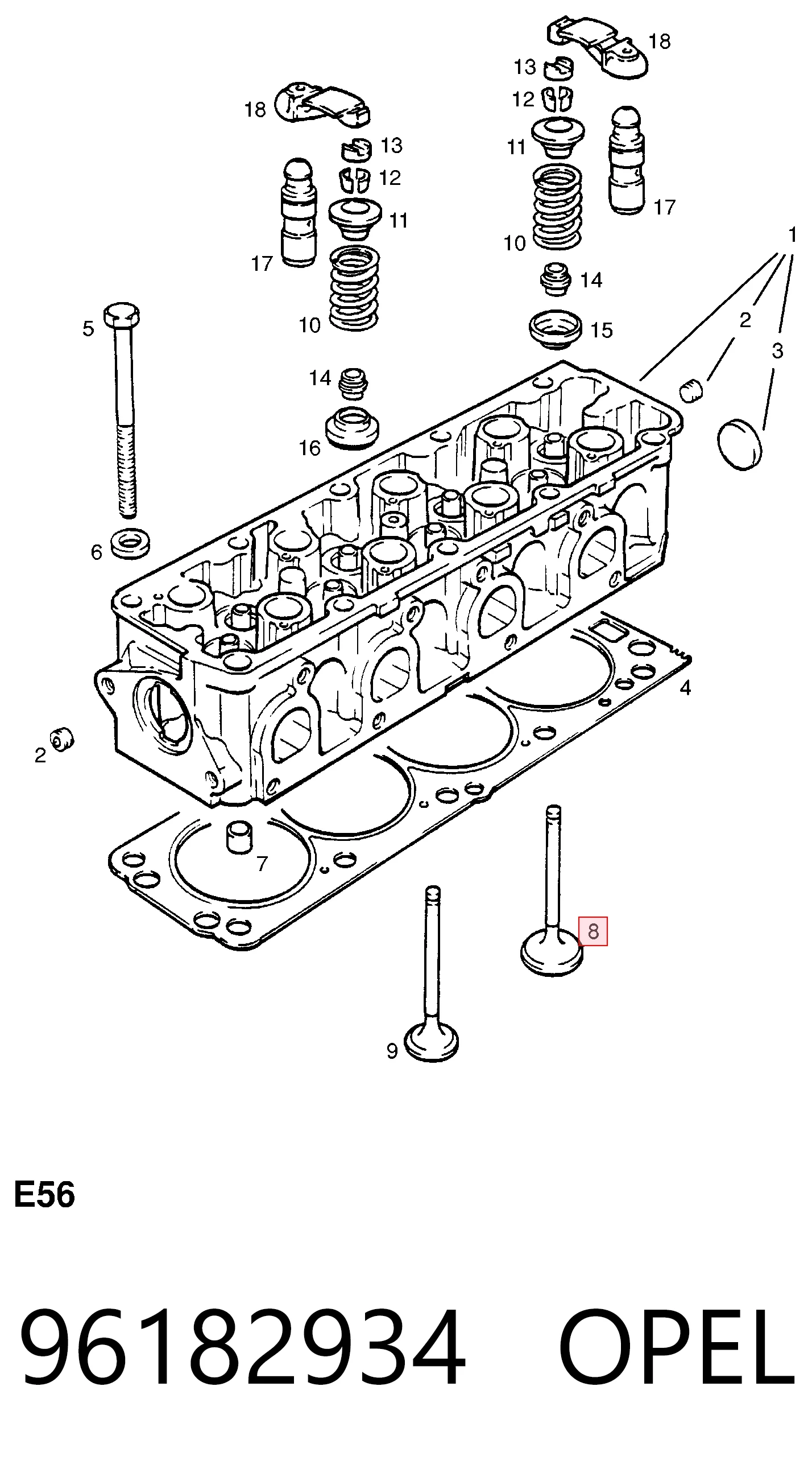 96182934 Opel