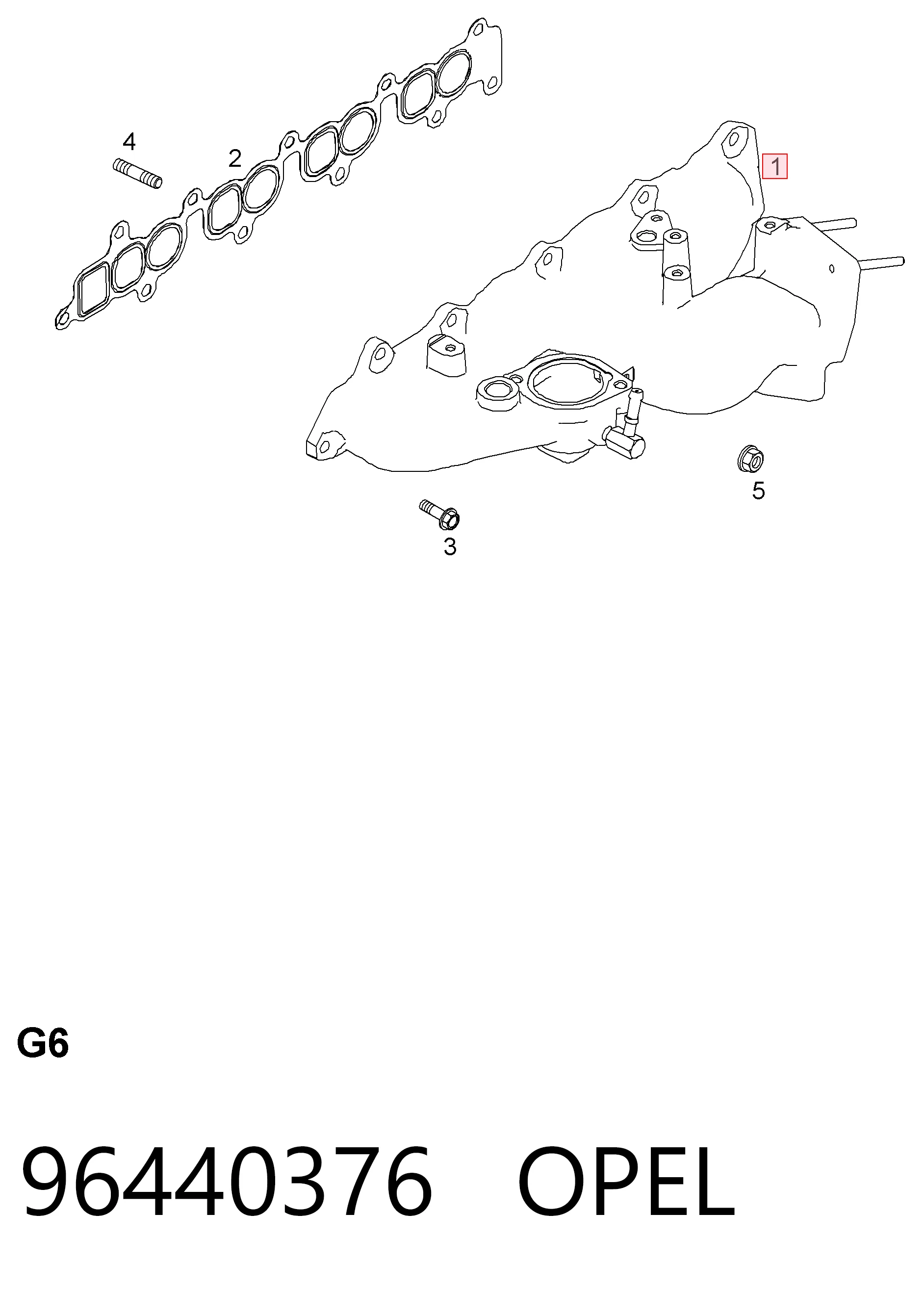 Tubo coletor de admissão para Chevrolet Captiva I C100