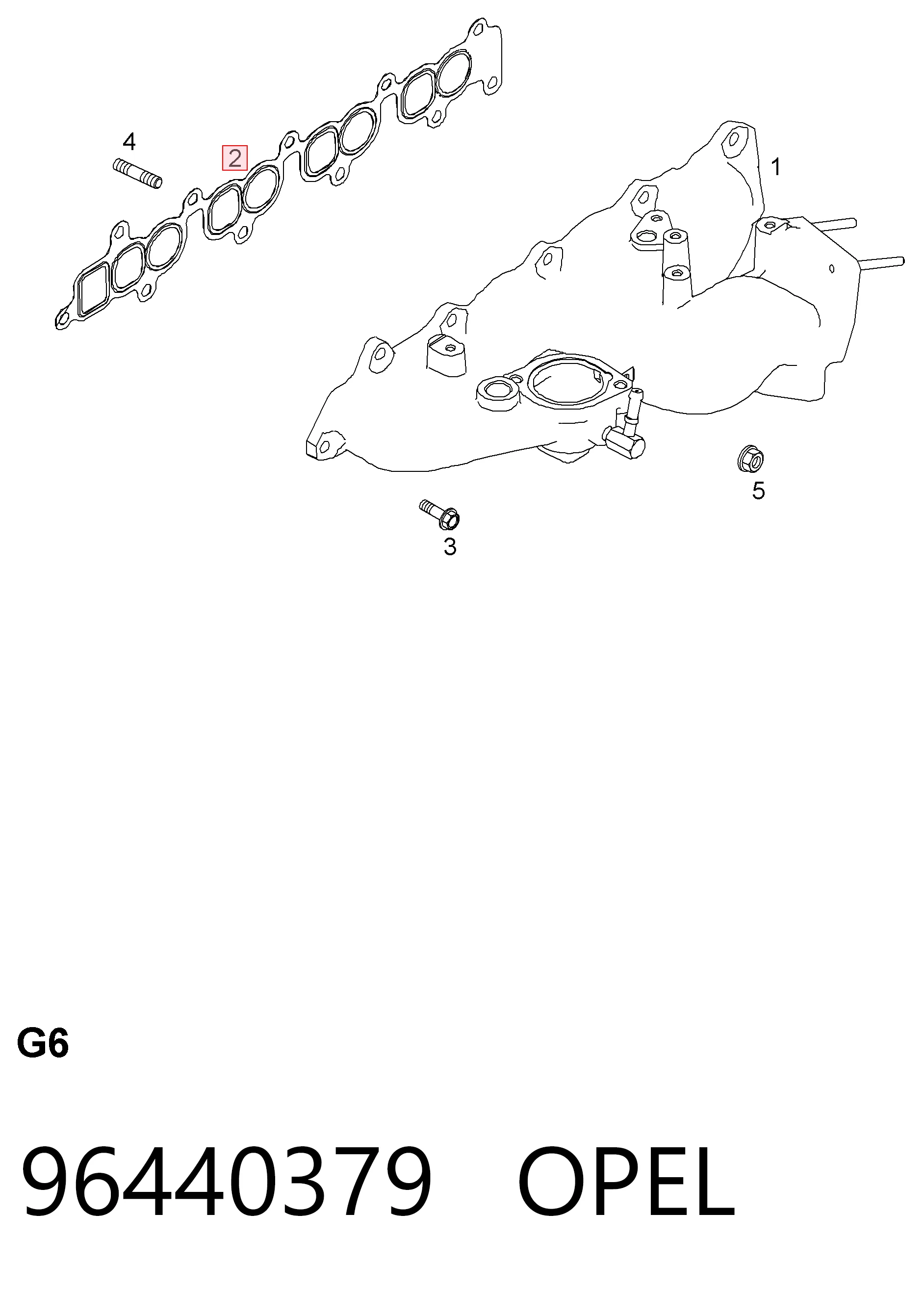 Vedante de tubo coletor de admissão para Chevrolet Captiva I C100