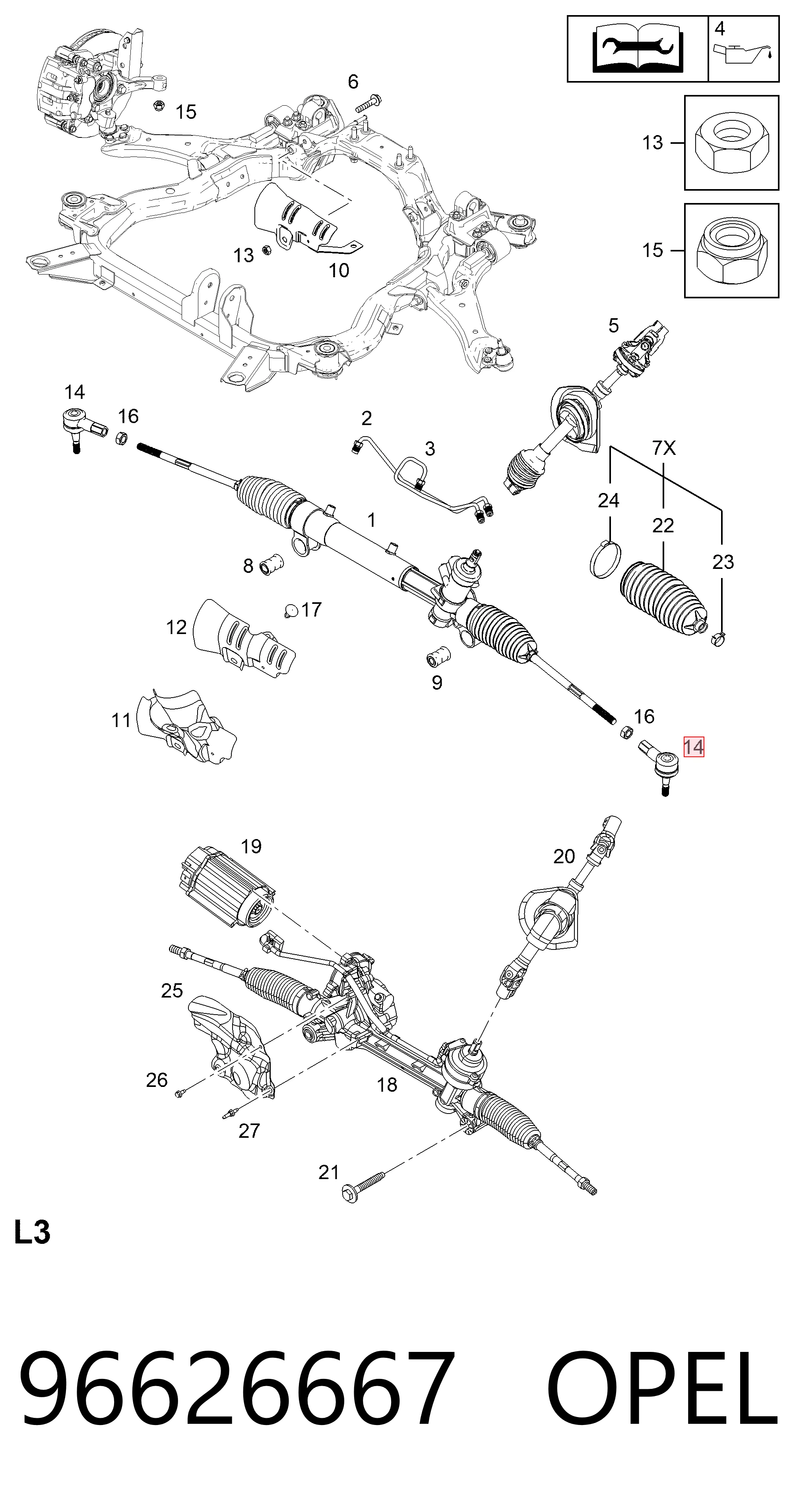 96626667 Opel