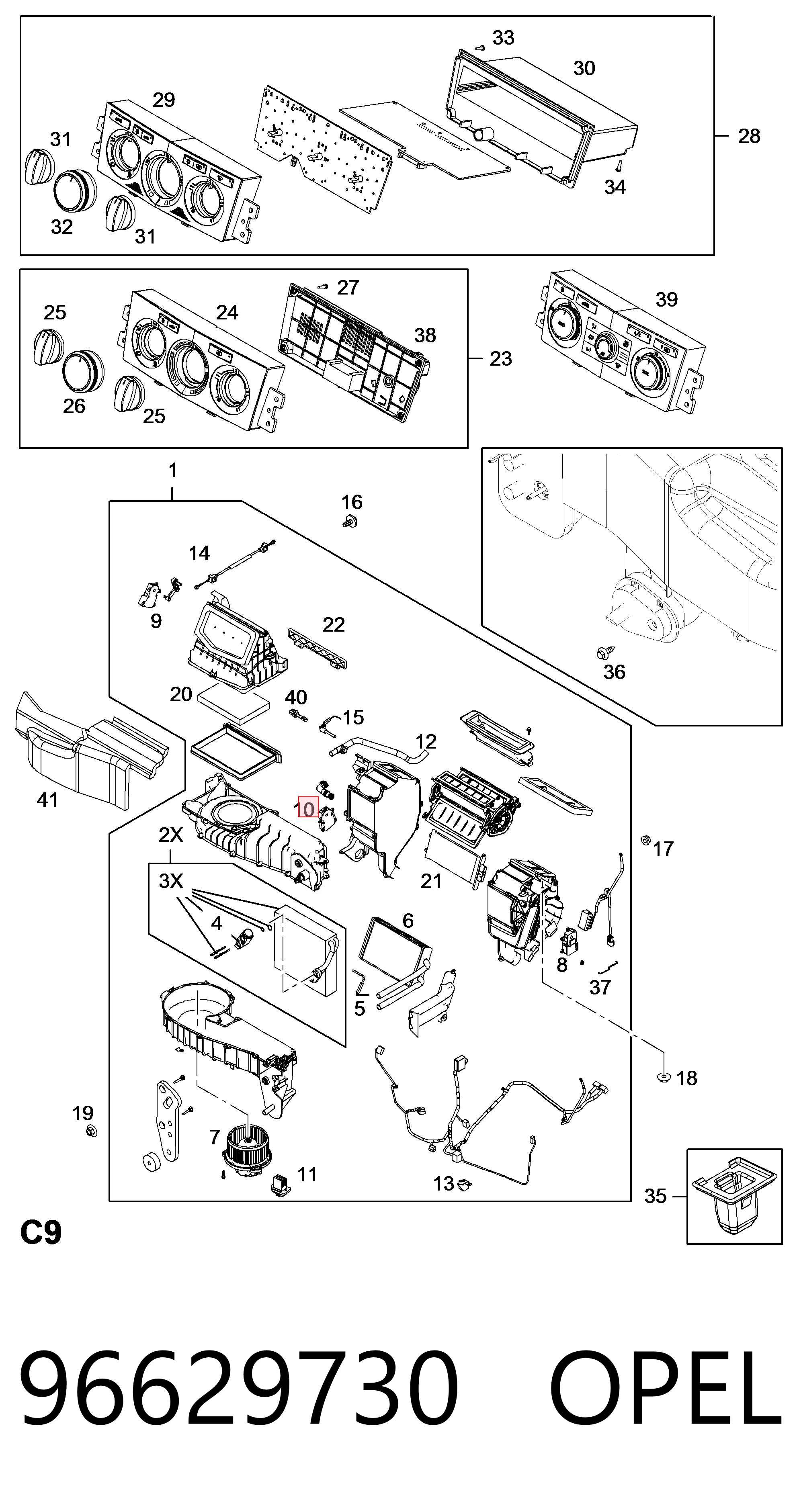 Acionamento de comporta de forno para Chevrolet Captiva C100