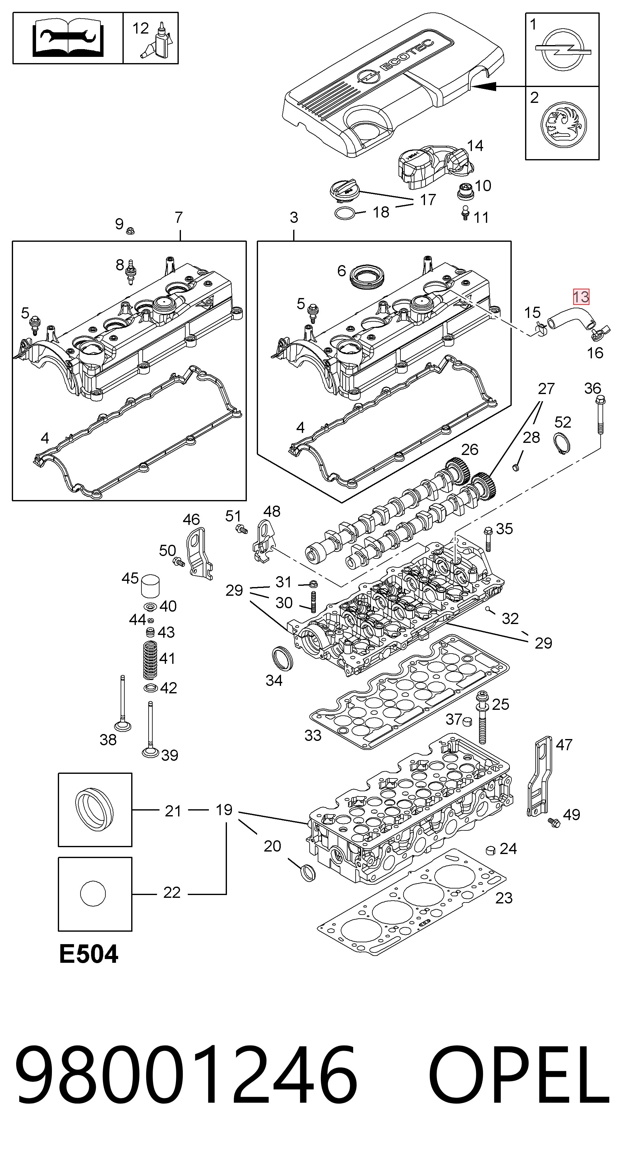 98001246 Opel