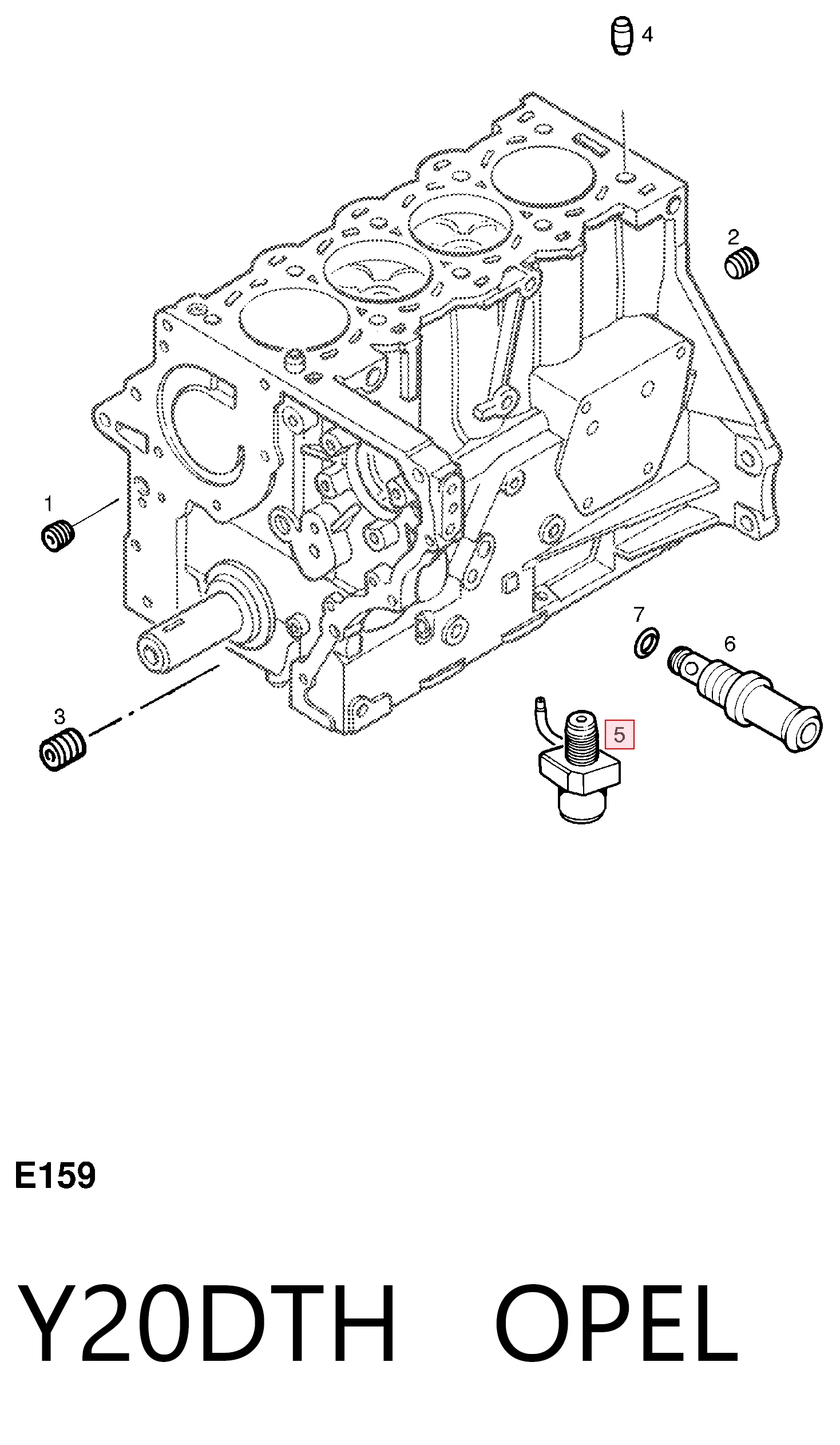 Motor montado para Opel Astra G F35