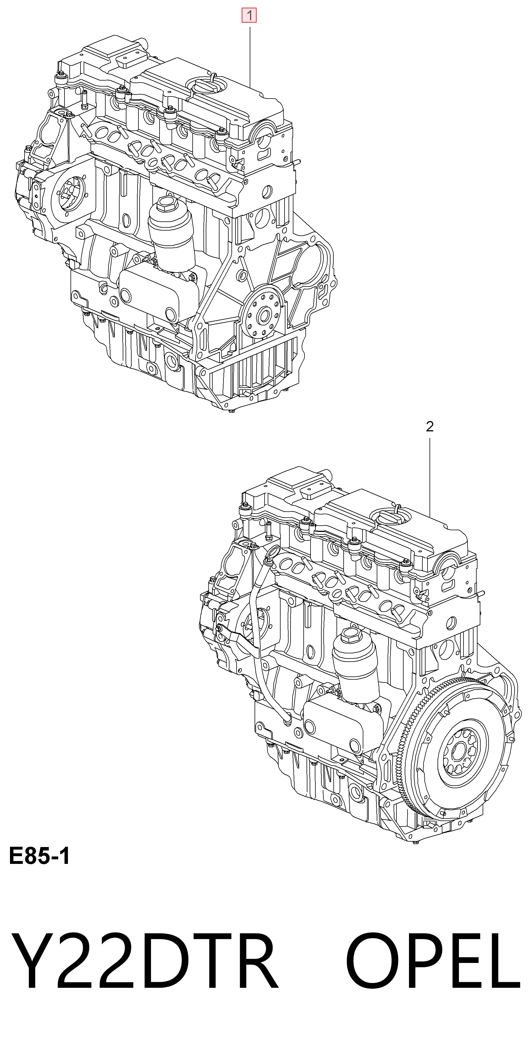  Motor montado Opel Astra G coupé (F07) (1998 - 2005) G