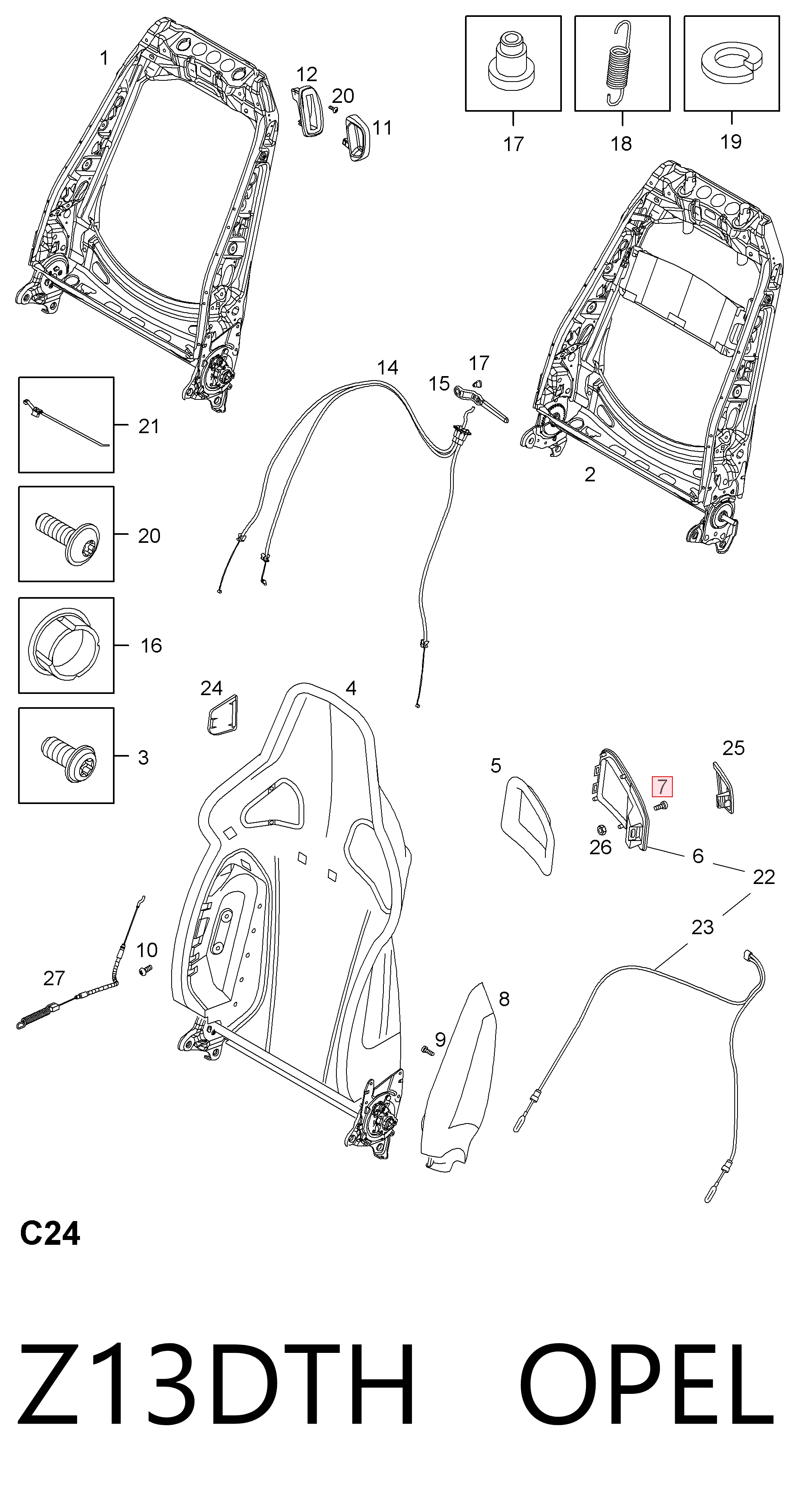 Z13DTH Opel Motor montado