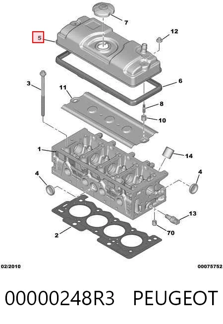 Tampa de válvulas para Citroen Saxo  S0, S1