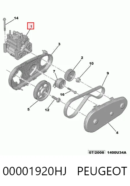 00001920HJ Peugeot/Citroen
