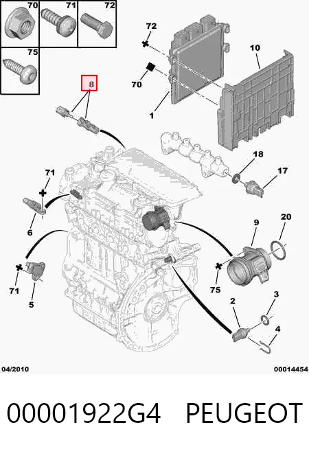 Compre SU00100642 Toyota Sensor de temperatura de combustível