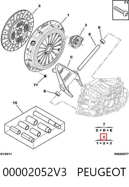 624307800 INA Kit de embraiagem (3 peças)