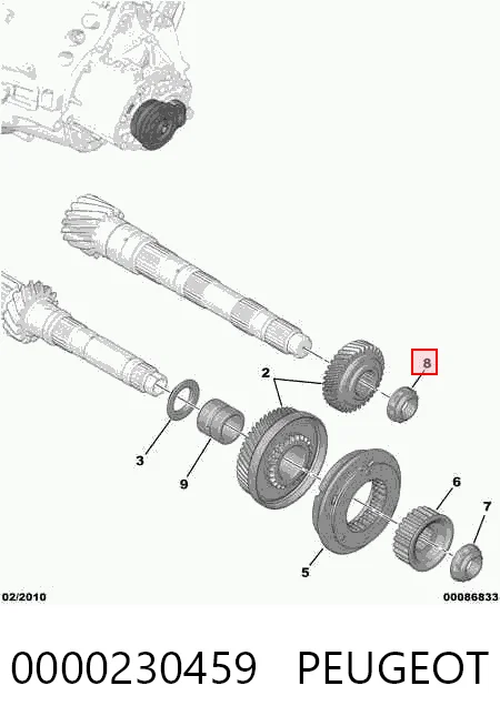 0000230459 Peugeot/Citroen