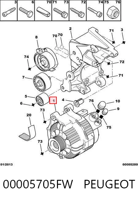 00005705FW Peugeot/Citroen