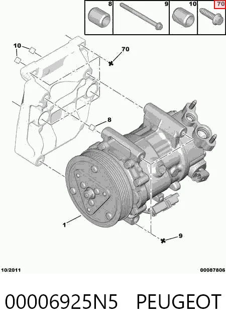 00006925N5 Peugeot/Citroen