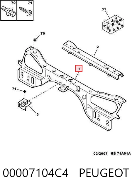 Suporte do radiador montado (painel de montagem de fixação das luzes) Polcar 570804J preço, a partir de 100,63 USD