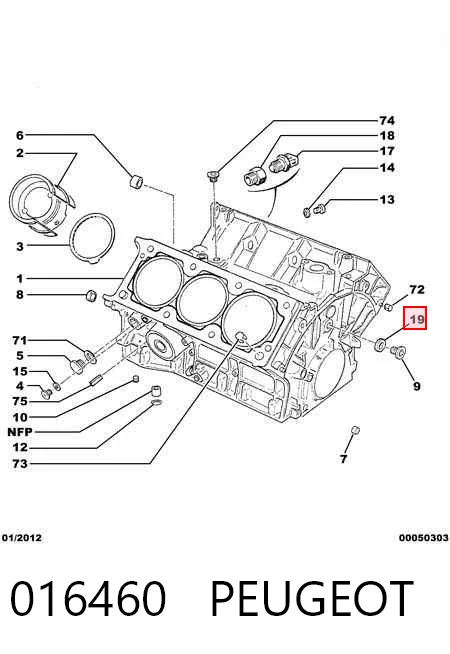 016460 Peugeot/Citroen
