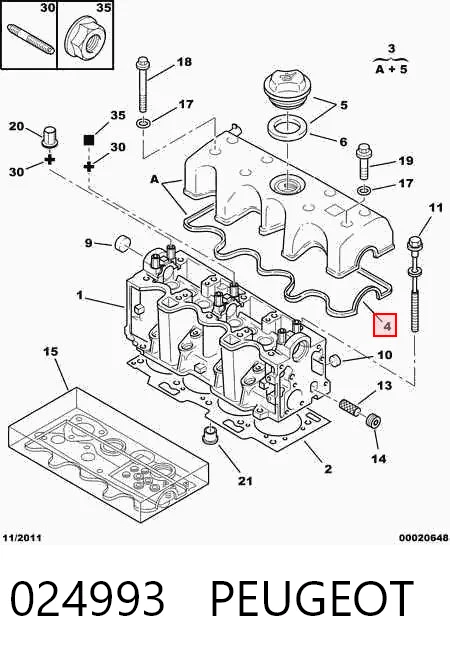 Compre GUG705004VC Land Rover Vedante de tampa de válvulas de motor