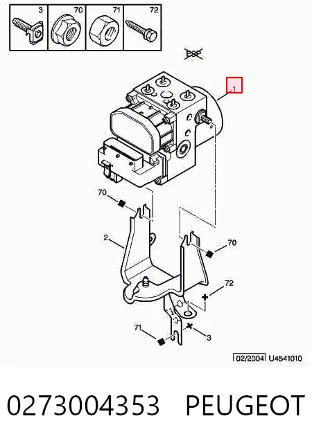 0265216643 Bosch Unidade hidráulico de controlo ABS