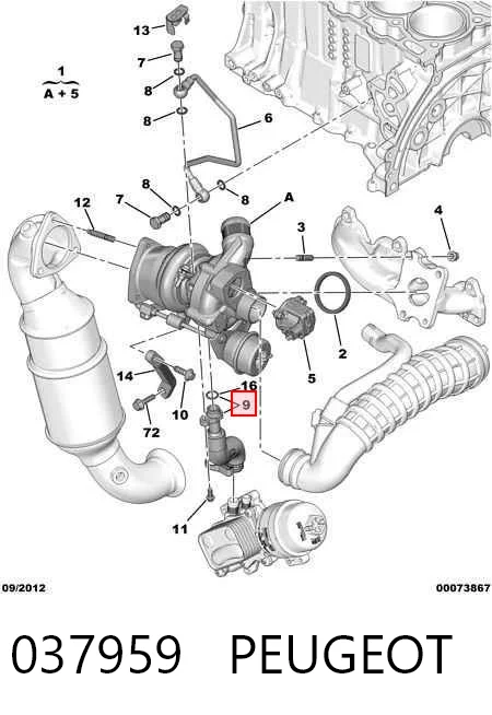 Compre OPR00016 Ajusa Tubo (mangueira) de derivação de óleo de turbina