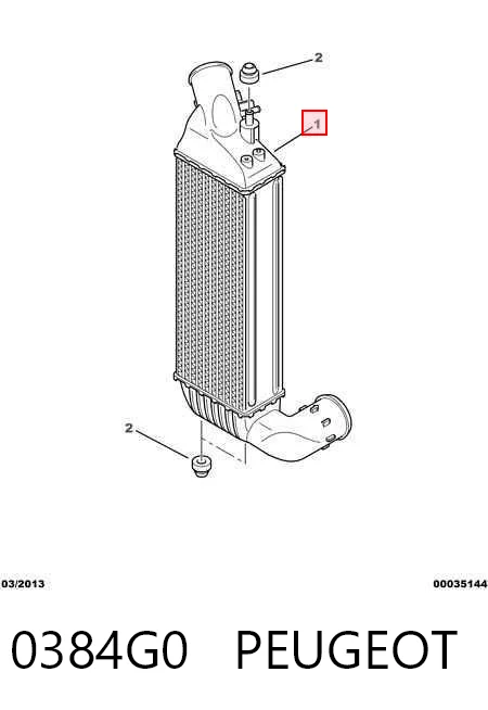 Radiador de intercooler Citroen C8  EA, EB ao melhor preço