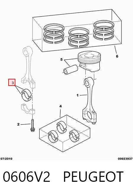 Folhas inseridas de cambota de biela, kit, 1ª reparação ( + 0,25) Kolbenschmidt CB1463A025 preço, a partir de 41,34 USD