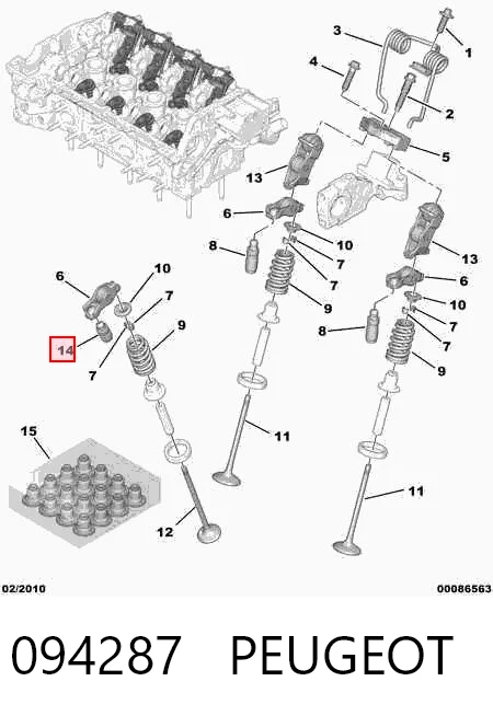 Compre 132295434R Nissan/Infiniti Compensador hidrâulico (empurrador hidrâulico), empurrador de válvulas
