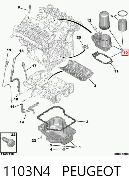 1103N4 Peugeot/Citroen