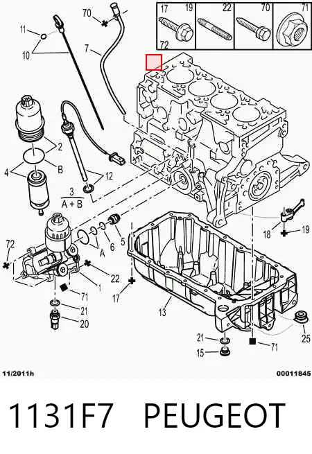 Compre Sensor do nível de óleo de motor Citroen Xsara 
