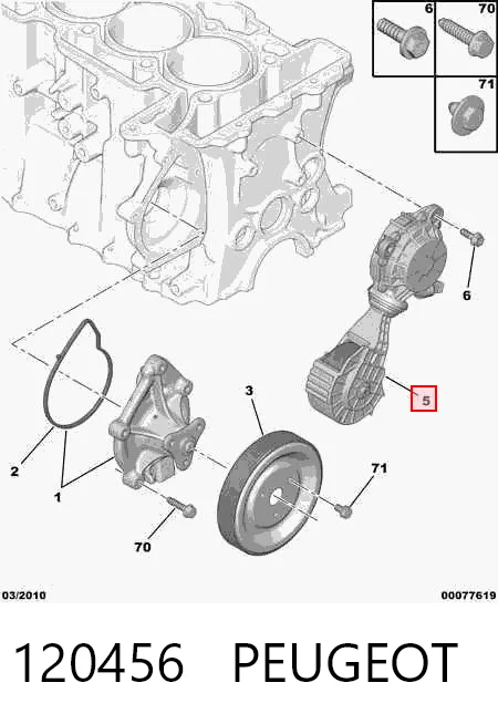 Compre Rolo de reguladora de tensão da correia de transmissão BMW 1 
