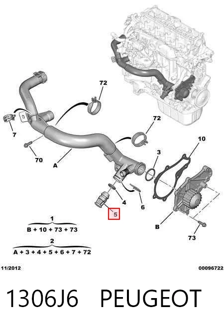 1306J6 Peugeot/Citroen
