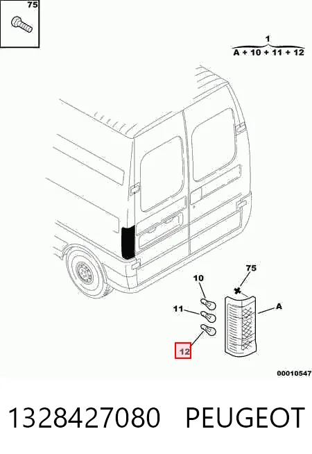 Compre Lanterna traseira direita Peugeot Boxer 2