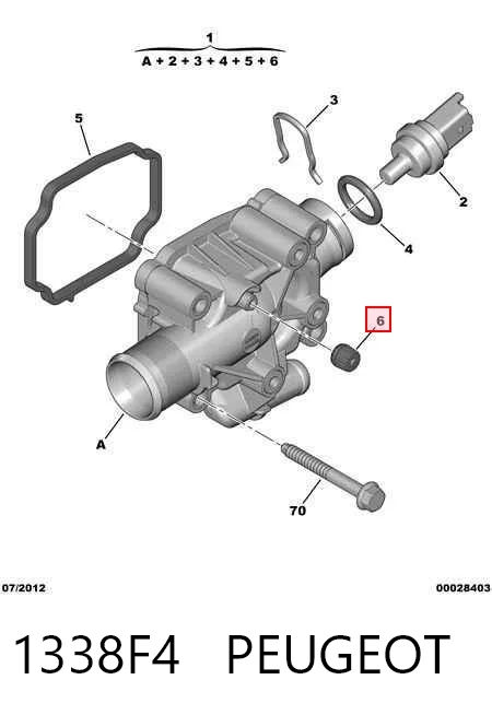 1338F4 Peugeot/Citroen