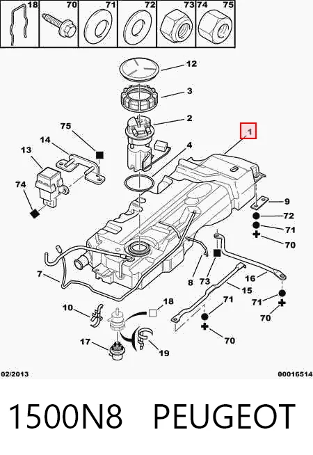 Tanque de combustível Citroen Xsara  N1 ao melhor preço
