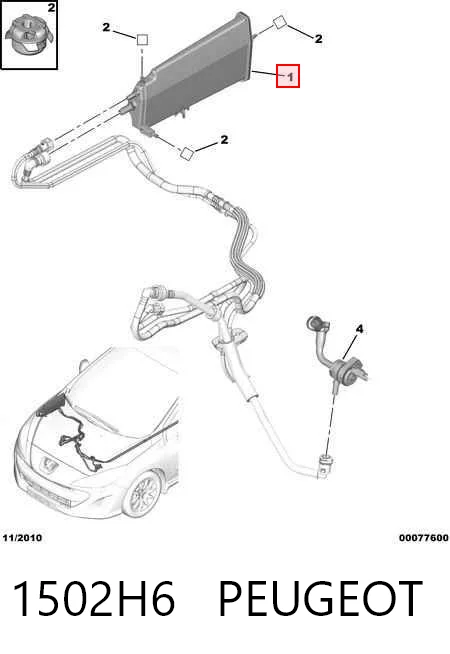 Adsorvedor dos vapores de combustível Citroen C4 UD ao melhor preço
