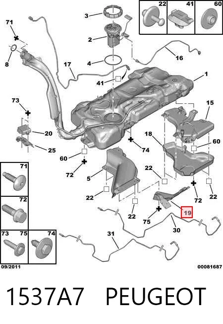 1537A7 Peugeot/Citroen