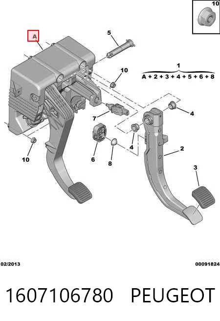 Pedal de embraiagem Peugeot Boxer  250 ao melhor preço