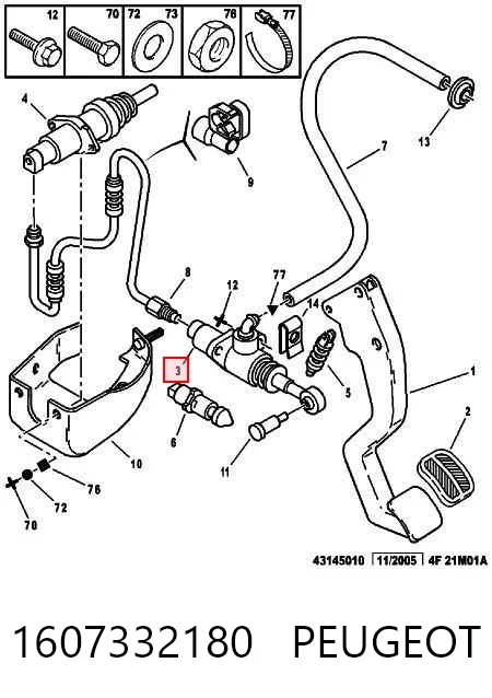 Cilindro mestre de embraiagem Citroen Jumper  244 ao melhor preço