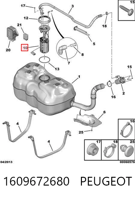 Compre Módulo de bomba de combustível com sensor do nível de combustível Citroen Jumper 