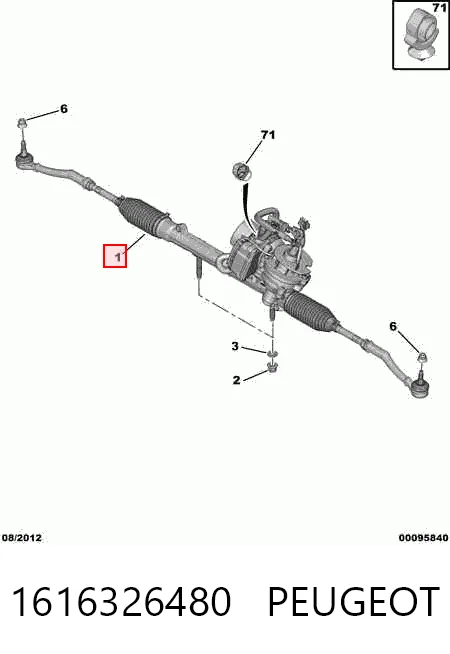 Compre Cremalheira da direção Citroen C-Elysee 