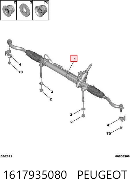  para Peugeot 407  (6D)
