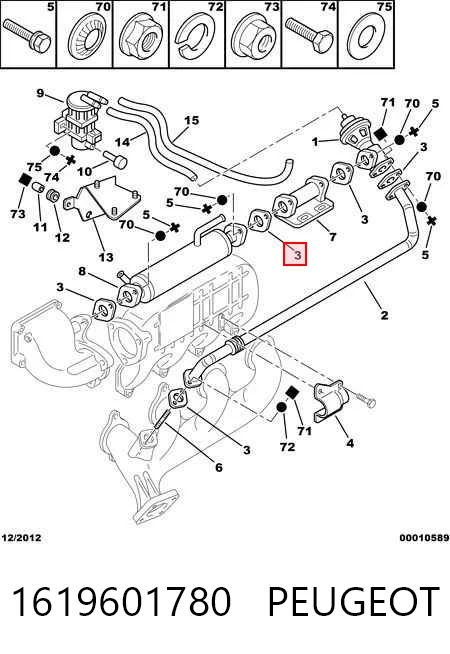 Vedante de válvula EGR de recirculação Iveco 5802102098 preço, a partir de 3,43 USD