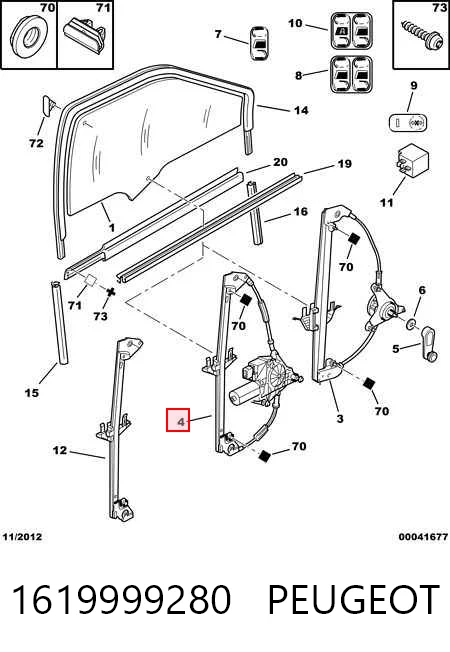  para Peugeot 406  (8E, F)