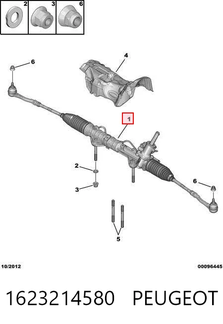 Compre Cremalheira da direção Peugeot 308 1