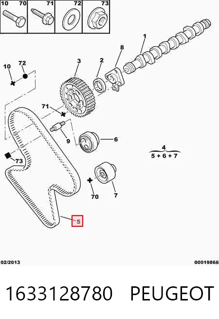 130286F900 Nissan/Infiniti Correia do mecanismo de distribuição de gás