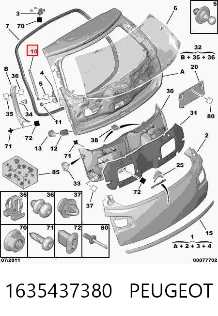  C3 II hatchback (2009-2016) original desde 20,47 €