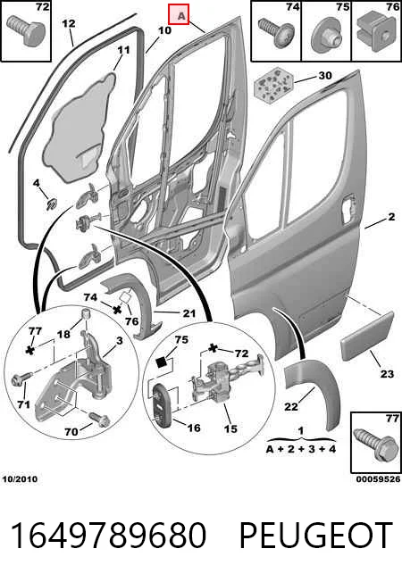Compre Porta dianteira esquerda Fiat Ducato 3