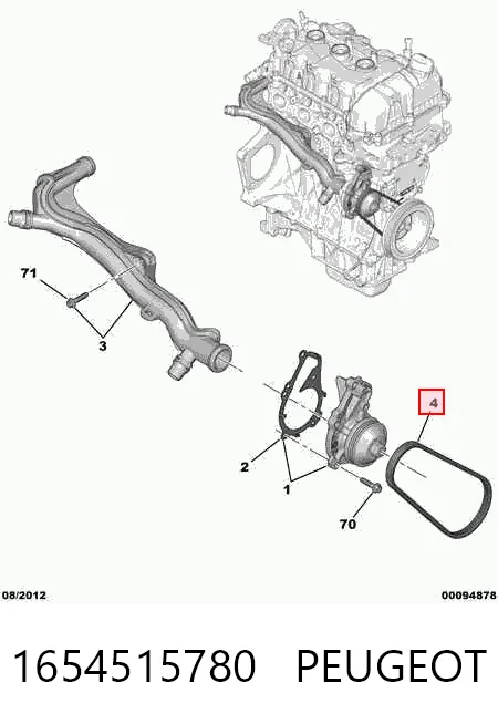 Compre 9675874180 Fiat/Alfa/Lancia Correia dos conjuntos de transmissão