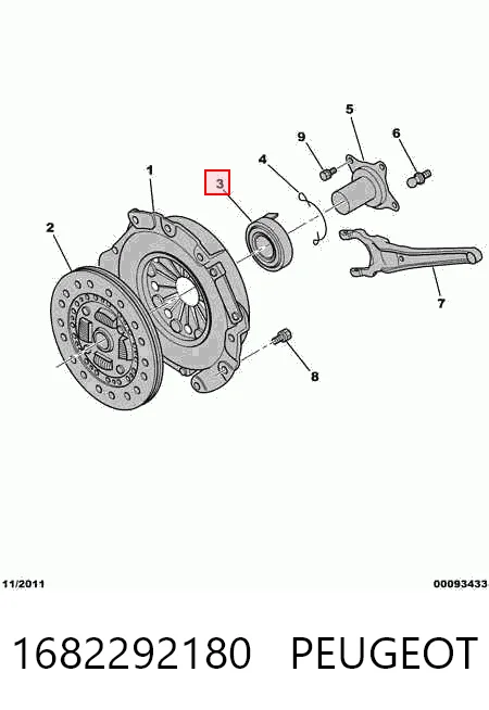 Rolamento de liberação de embraiagem para Mitsubishi Lancer CX_A