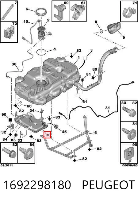 Compre 1692298180 General Motors Tanque AD BLUE
