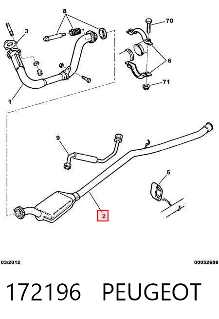  Convertidor - catalisador Peugeot 205 II hatchback (20A, C) (1987 - 1998) II